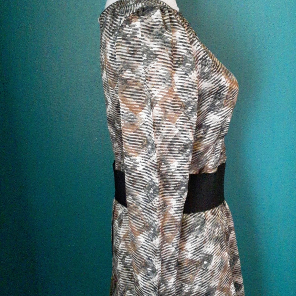 LUMIERE diamond pattern dress - Picture 4 of 9